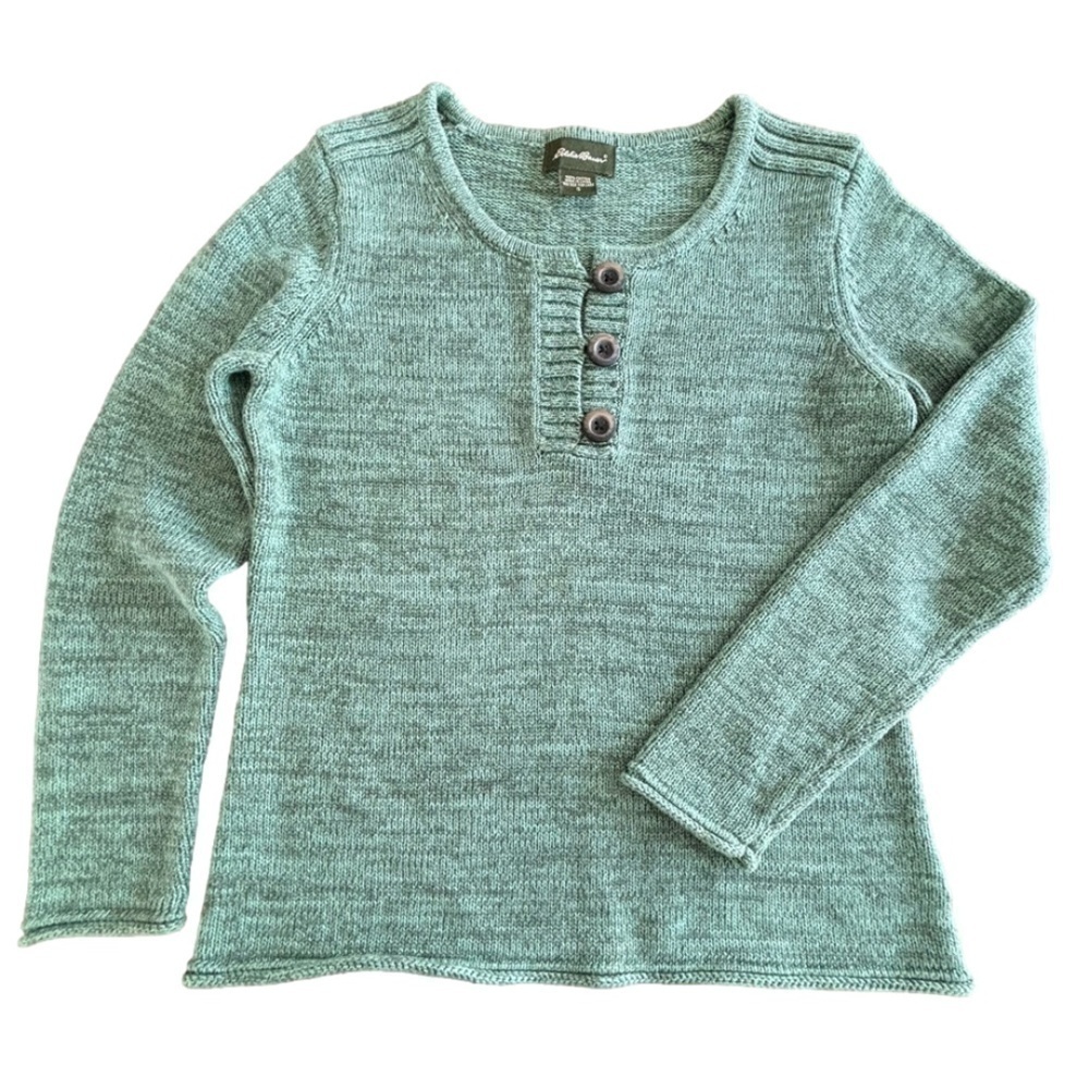Eddie Bauer pullover sweater 100% Cotton size small